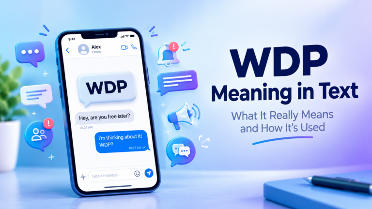 WDP Meaning in Text: Full Form and Chat Usage