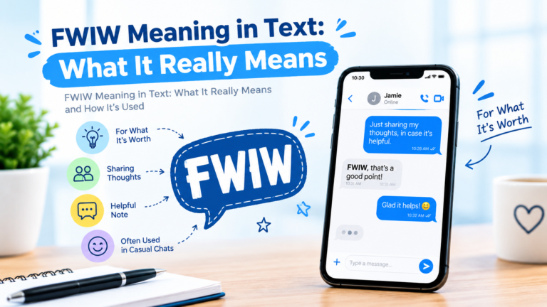 FWIW Meaning in Text: What It Really Means and How to Use It