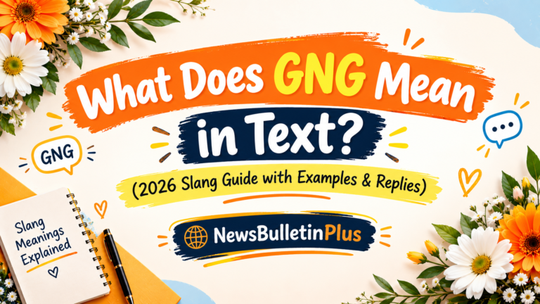 What Does GNG Mean in Text? (2026 Slang Guide with Examples & Replies)