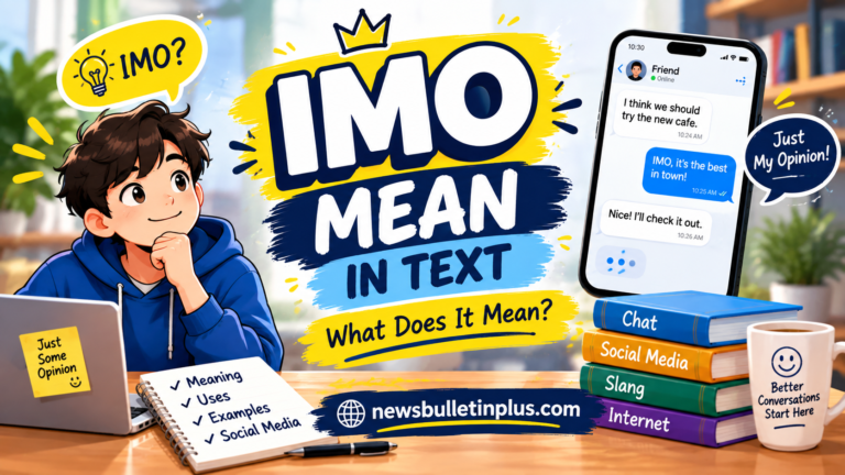 What Does IMO Mean? Origin, Examples and More