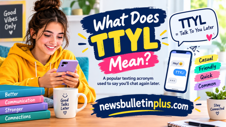 What Does TTYL Mean? History, Origins and Examples