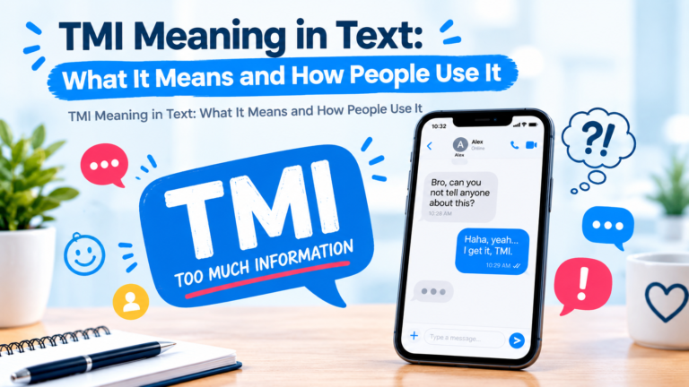 TMI Meaning in Text: What It Means and How People Use It