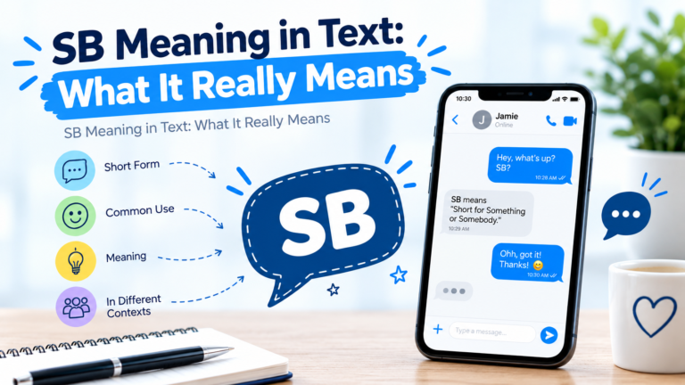 SB Meaning in Text: What It Signals Today