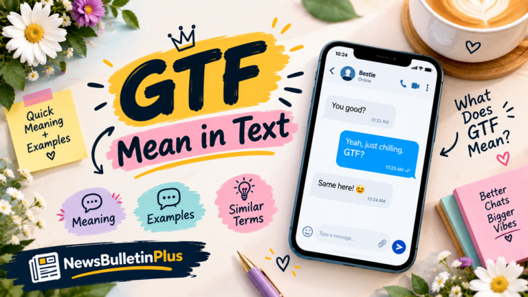 What Does GTF Mean in Text? Real Meaning, Examples & Social Media Use in 2026