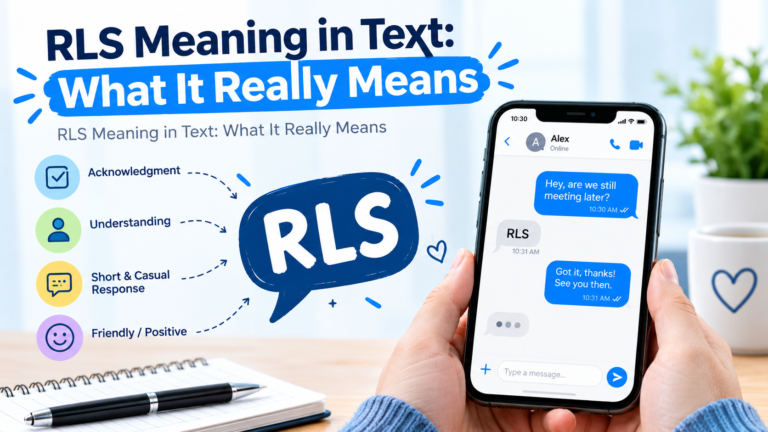 RLS Meaning in Text: What It Really Signals