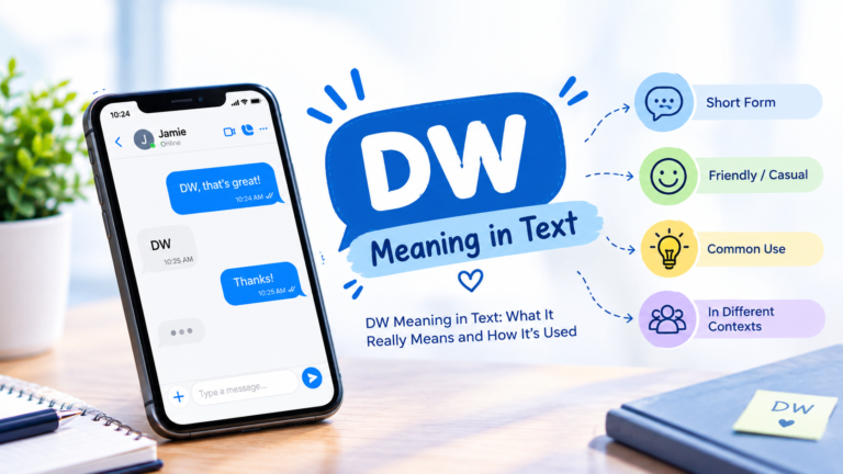 DW Meaning in Text, Chat & Social Media Explained