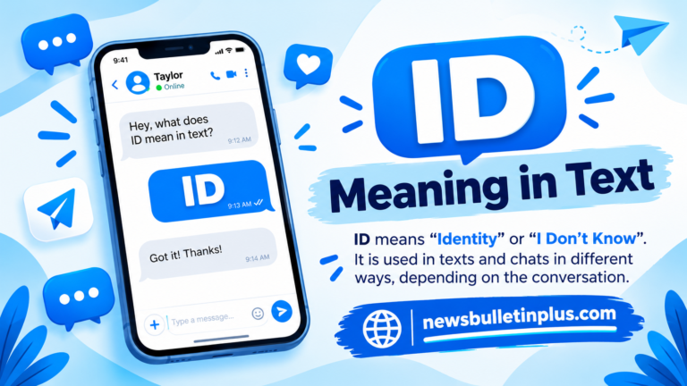 What Does ID Meaning in Text? Meaning, Uses & Examples