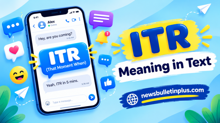 ITR Meaning in Text: What Does ITR Stand For in Chat?