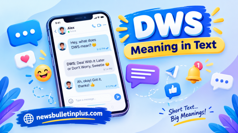 DWS Meaning in Text: Definition, Uses, Examples, and Context