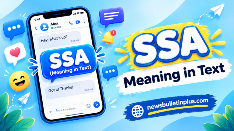 SSA Meaning in Text: What Does SSA Mean in Texting