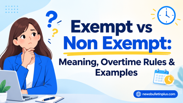 Exempt vs Non Exempt: Meaning, Overtime Pay Rules & Examples (2026)