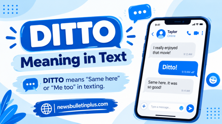 Ditto Meaning in Text: What It Means in Chat, DMs & Social Media